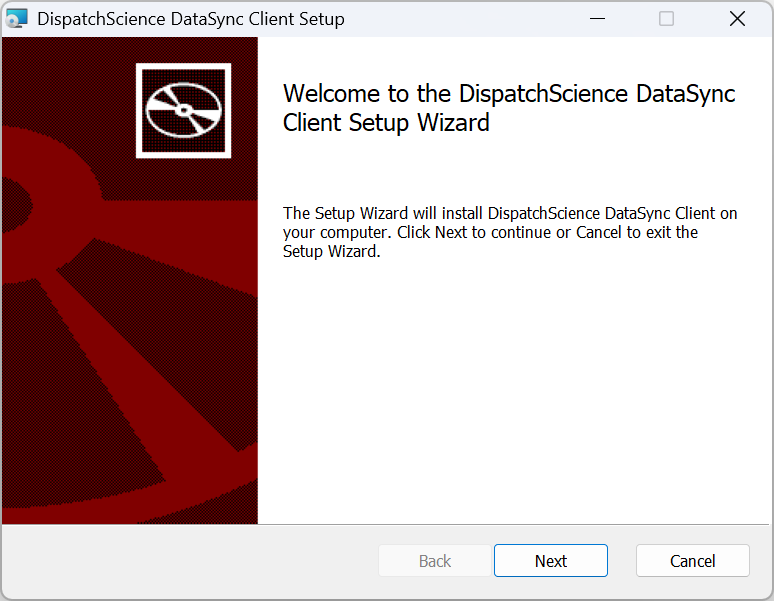 Installer Welcome Screen